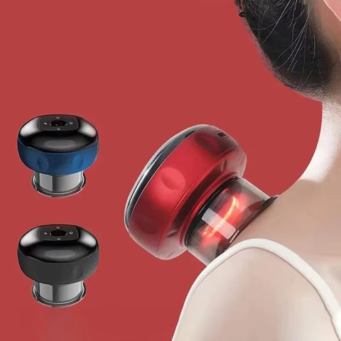 Intelligent Vacuum Cupping Massager - Heating and Body Gua Sha Back, Neck and Arm Cupping Massager alternate