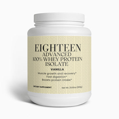Advanced 100% Whey Protein Isolate (Vanilla)